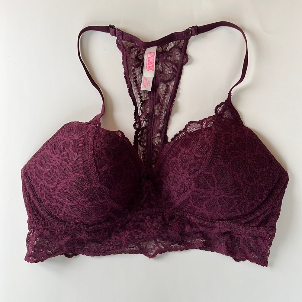 PINK bralette size medium